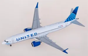 FloZ for NG Models for United Airlines for Boeing 737 MAX 8 N27255 1:400 Airplane Pre-Built Model