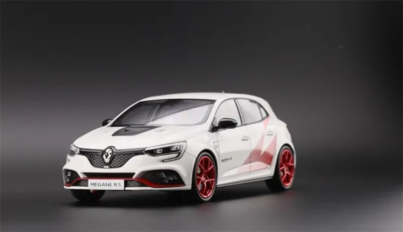 FloZ for NOREV for Renault for Megane for R.S for Trophy-R Year 2019 White 1:18 Car Pre-Built Model
