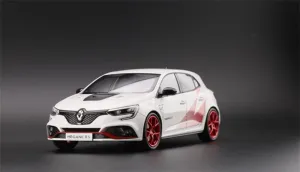 FloZ for NOREV for Renault for Megane for R.S for Trophy-R Year 2019 White 1:18 Car Pre-Built Model
