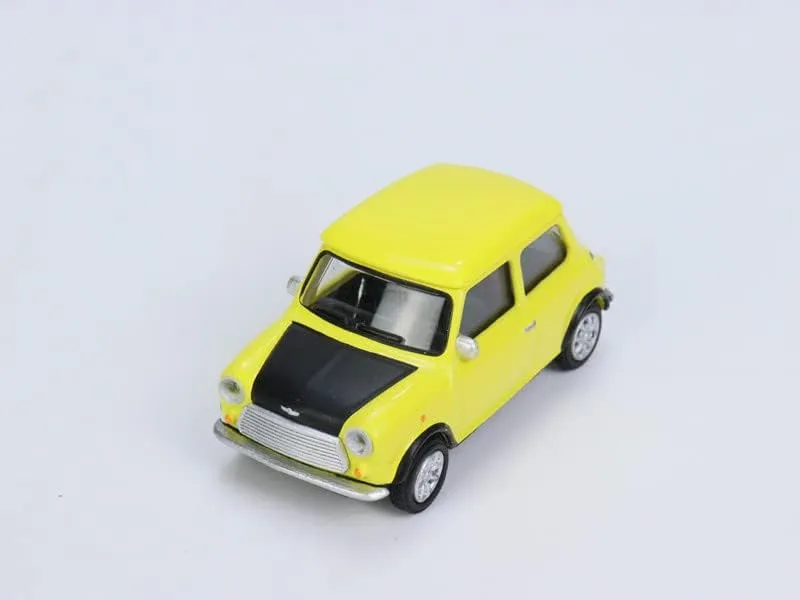 FloZ for Schuco for Mini Cooper Yellow paperbox Edition #8 1/64 Truck Pre-Built Model