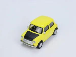 FloZ for Schuco for Mini Cooper Yellow paperbox Edition #8 1/64 Truck Pre-Built Model