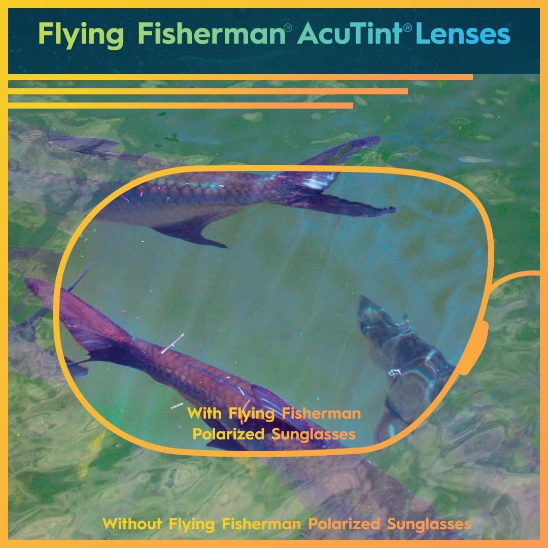 Flying Fisherman Cove Polarized Sunglasses with AcuTint UV Blocker for Fishing and Outdoor Sports