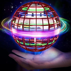 Flying Orb Ball Toy 2024, Upgraded Hover Boomerang Ball Galactic Fidget Spinner, Cosmic Globe Orb Drone Cool Toys Gift for 6 7 8 9 10 11 12  Years Old Boy Girls Christmas