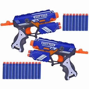 Foam Blaster Gun (Safe And Long Range) - 20 Bullets