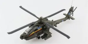 for Hobby Master for Boeing AH-64DHA Apache Longbow Helicopter ES 1031 Hellenic Army Pegasus Display Team TATOI Airport, Greece 2014 1:72 Aircraft Pre-Built Model