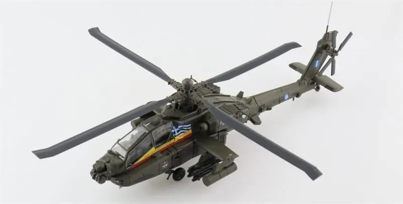 for Hobby Master for Boeing AH-64DHA Apache Longbow Helicopter ES 1031 Hellenic Army Pegasus Display Team TATOI Airport, Greece 2014 1:72 Aircraft Pre-Built Model