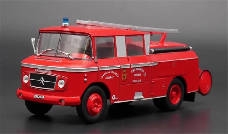 for IXO France for Citroen 46 for CD for Heuilez Fire Truck 1:43 Truck Pre-Built Model