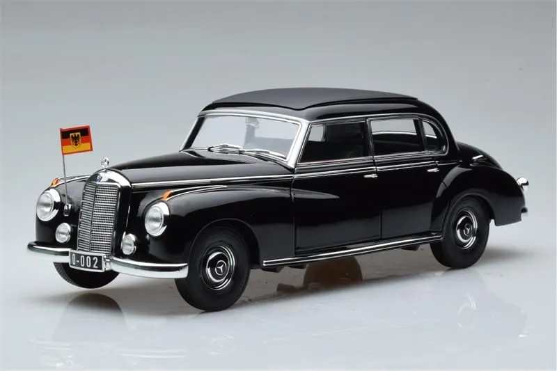 for Norev for Mercedes for Benz 300S W186 1955 for Konrad for ADENAUER CAR Black 1:18 Truck Pre-Built Model