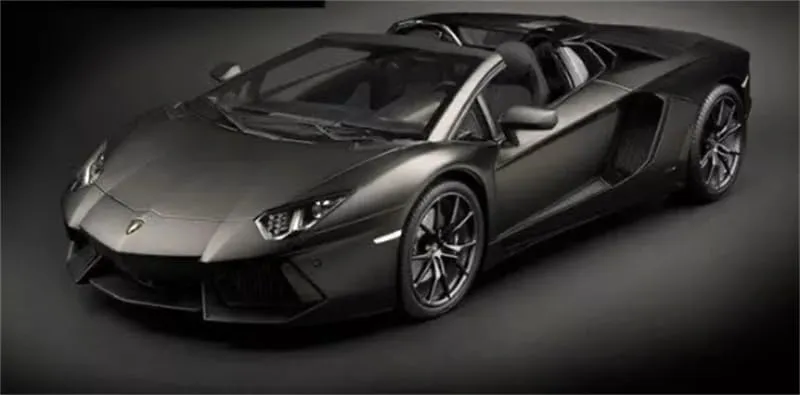 for Pocher for Lamborghini for Aventador for LP700-4 Roadster for Nero Nemesis 1:8 Car Pre-Built Model
