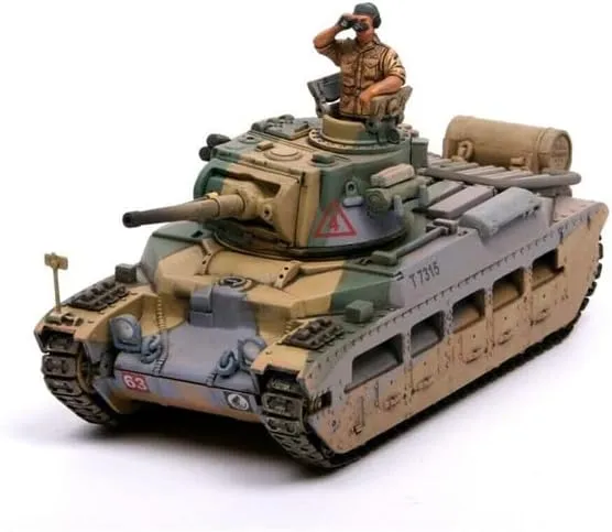 Forces of Valor UK Infantry Tank MK.II Matilda 7TH Armoured Division, EL ALAMEIN 1942 Limited Edition 1/32 DIECAST Tank Pre-Built Model
