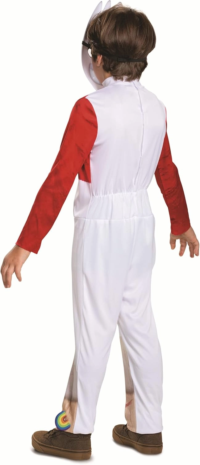 Forky Costume for Kids, Official Toy Story 4 Halloween Costume Outfit with Mask and Jumpsuit
