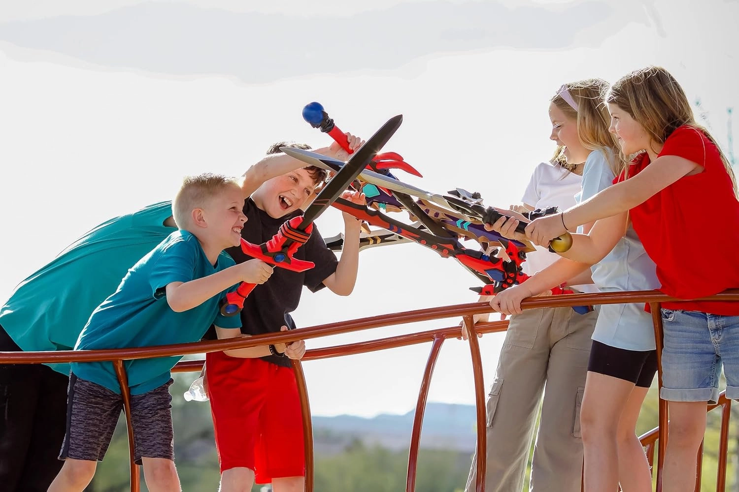 Formidable Toys - 32" Foam Swords for Kids - Mix & Match Designs - Pretend Play & Knight Toys - Fun Foam Weapons for Adults & Kids