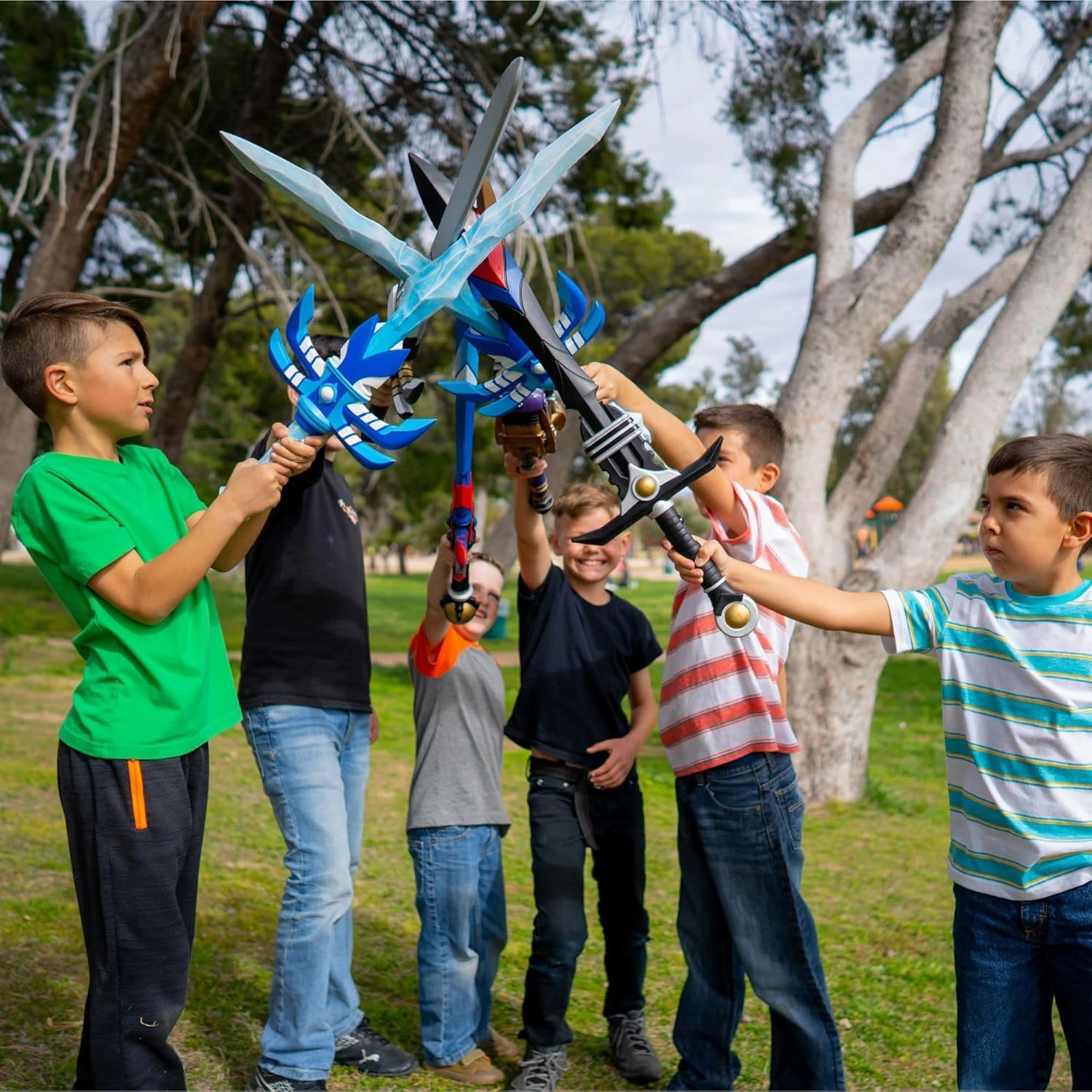 Formidable Toys - 32" Foam Swords for Kids - Mix & Match Designs - Pretend Play & Knight Toys - Fun Foam Weapons for Adults & Kids