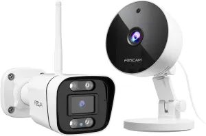 FOSCAM 3K 5MP Security Cameras Wireless Outdoor,3K 5MP Indoor Security Camera Magnetic Pet/Baby Camera