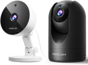 FOSCAM Home Security Camera, R4S 4MP(2K) WiFi Camera, 3K 5MP Security Camera Indoor/Outdoor, Dog/Cat/Pet/Baby Camera