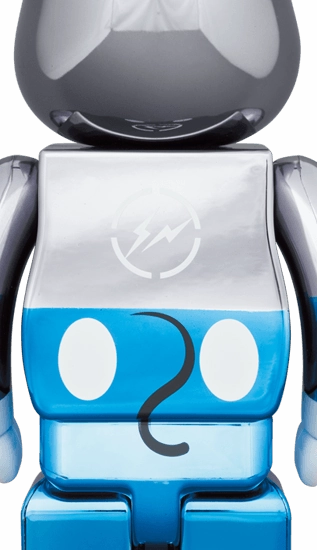 Fragmentdesign Mickey Mouse Blue Ver. Bearbrick 400% 100% (Medicom Exhibition Exclusive)