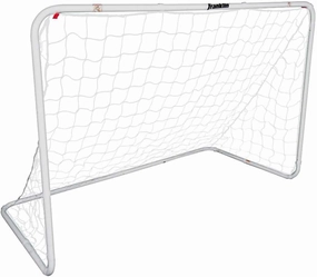 Franklin Sports Competition Soccer Goals - Backyard Portable Steel Soccer Goals - Adult   Youth Soccer Goal with Net   Ground Stakes Included - Multiple Sizes   Colors
