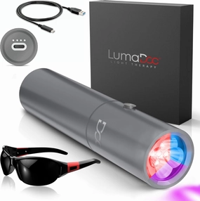 FSA HSA Approved Red Light Therapy Torch with Blue and Near Infrared Light, Effective Treatment Device for Body, Face, Neck, Back, 460nm 630nm 660nm 850nm and 940nm