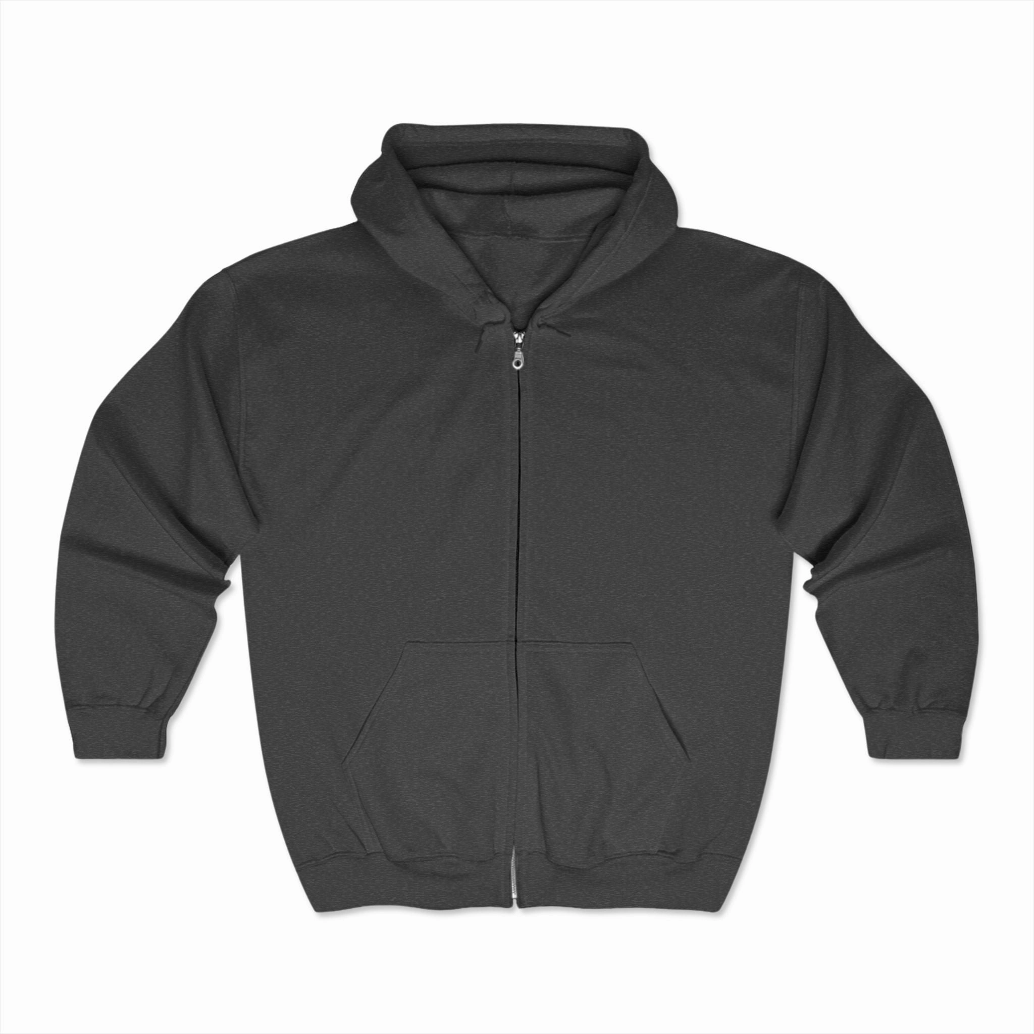 Full Zip Apache Block Art Unisex Heavy Blend Full Zip Hooded Sweatshirt