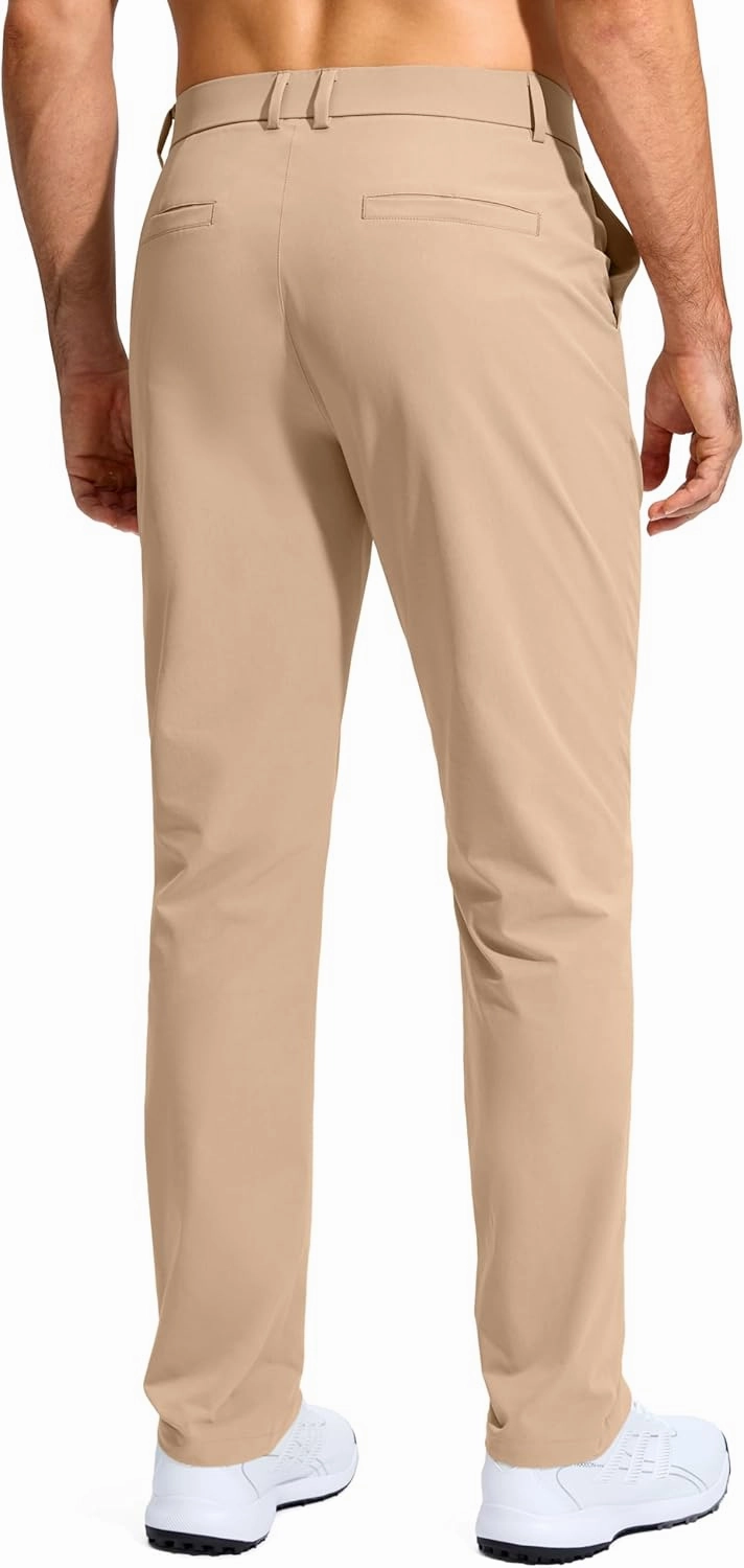 G Gradual Mens Golf Pants Stretch Dress Casual Pants 30"/32"/34" Lightweight Work Travel Slacks for Men with 4 Pockets