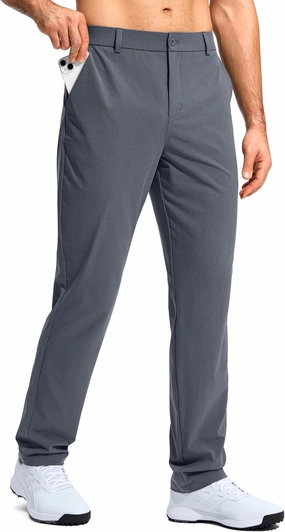G Gradual Mens Golf Pants Stretch Dress Casual Pants 30"/32"/34" Lightweight Work Travel Slacks for Men with 4 Pockets