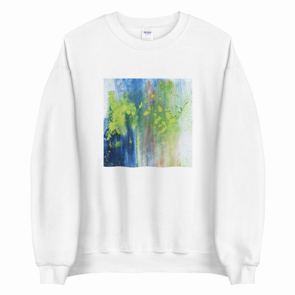 Gaia Green Square Pull Sweatshirt