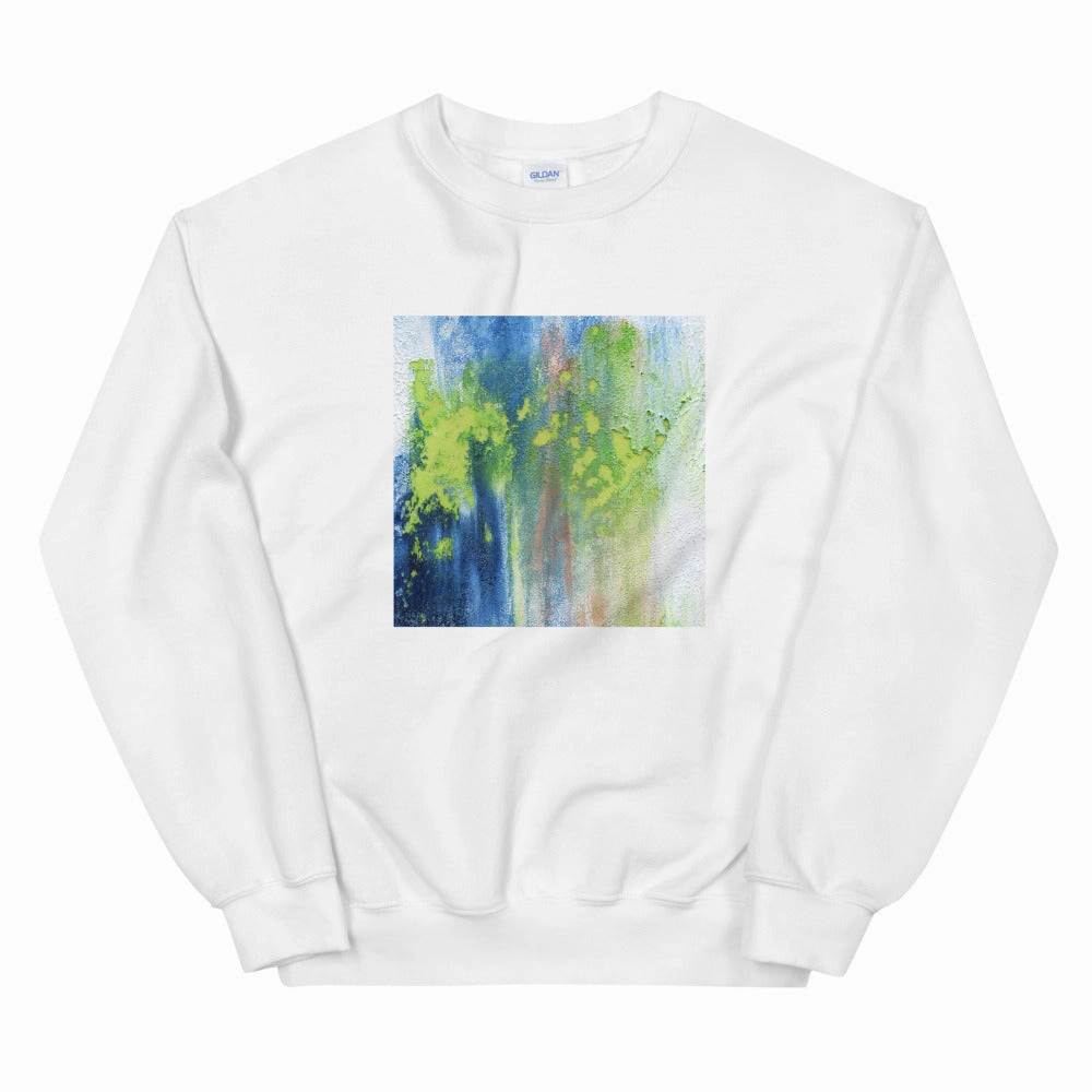 Gaia Green Square Pull Sweatshirt