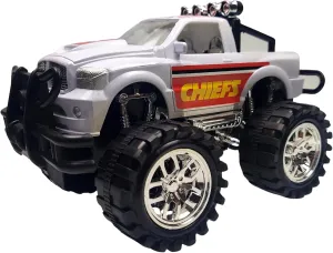 Game Day Outfitters Kansas City Chiefs Monster Truck Push and Go, Friction Powered | Officially Licensed Logo Toy Truck 1:18 Scale Truck | for NFL Fans, Boys, Kids