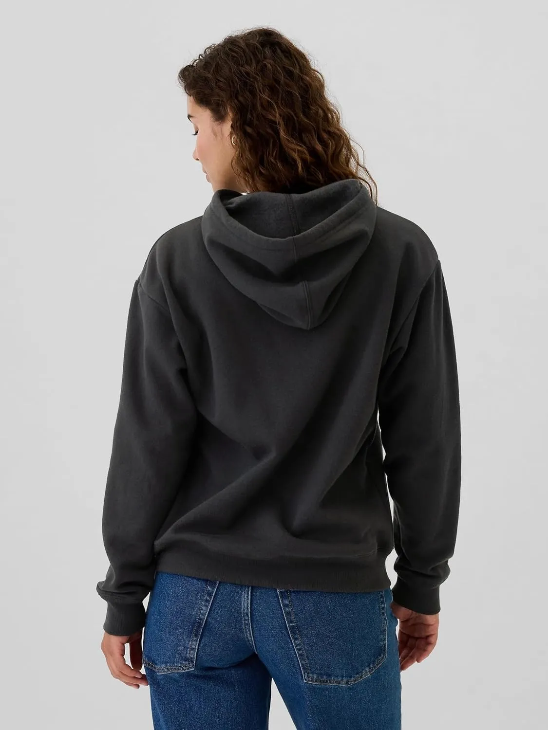 GAP Women's Logo Hoodie Hooded Pull-on Sweatshirt