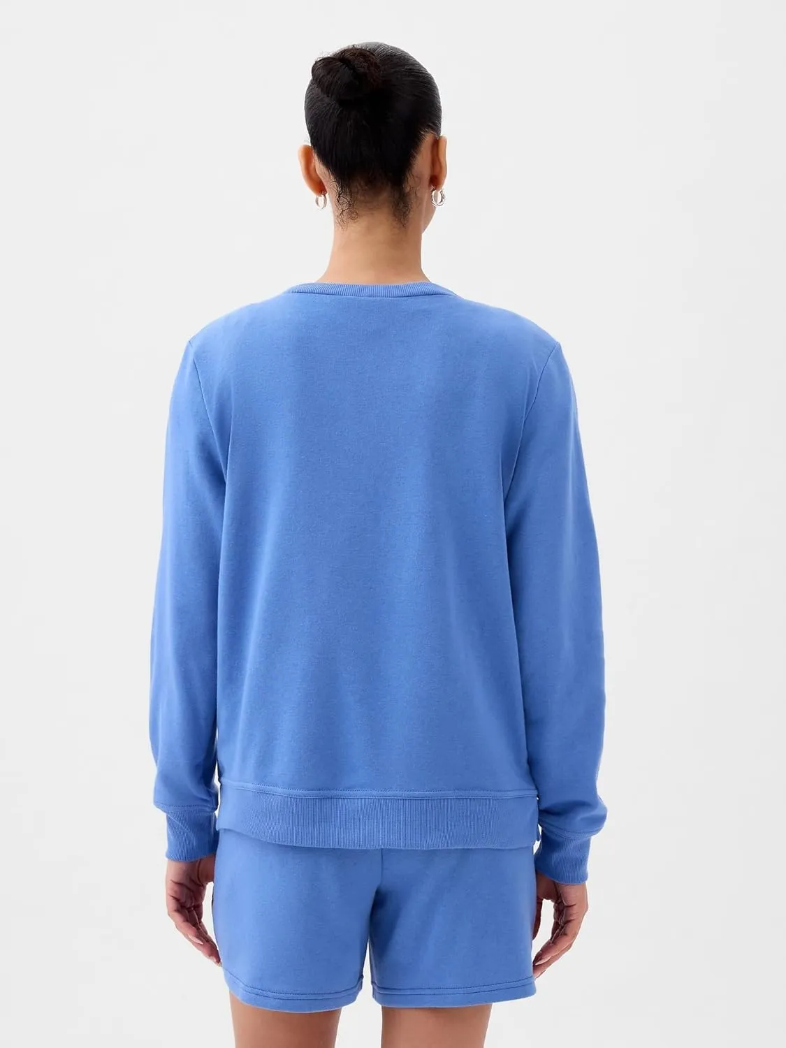 GAP Women's Pull-on Logo Crew Sweatshirt