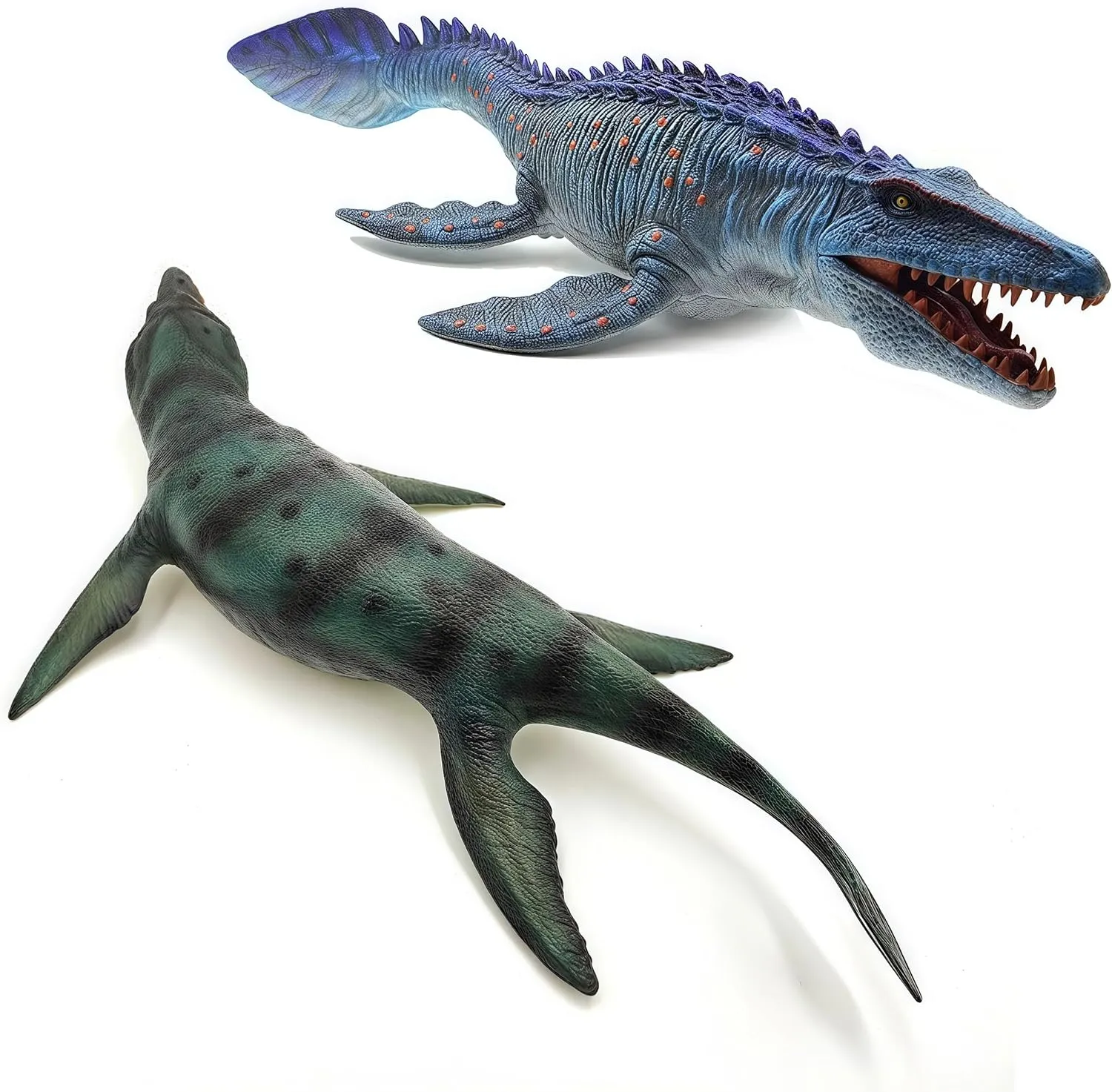 Gemini&Genius Mosasaurus and Kronosaurus Toys for Kids- Moveable Jaw Dinosaur Toys Giant Sea Monster- Great Gifts, Collection for Boys and Girls