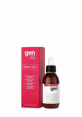 GENUS Energizing Lotion - Strengthens Fine, Weak Hair with Horseradish, Soya and Wheat Proteins, Promotes Growth, Reduces Breakage, Purifies Scalp - 125ml