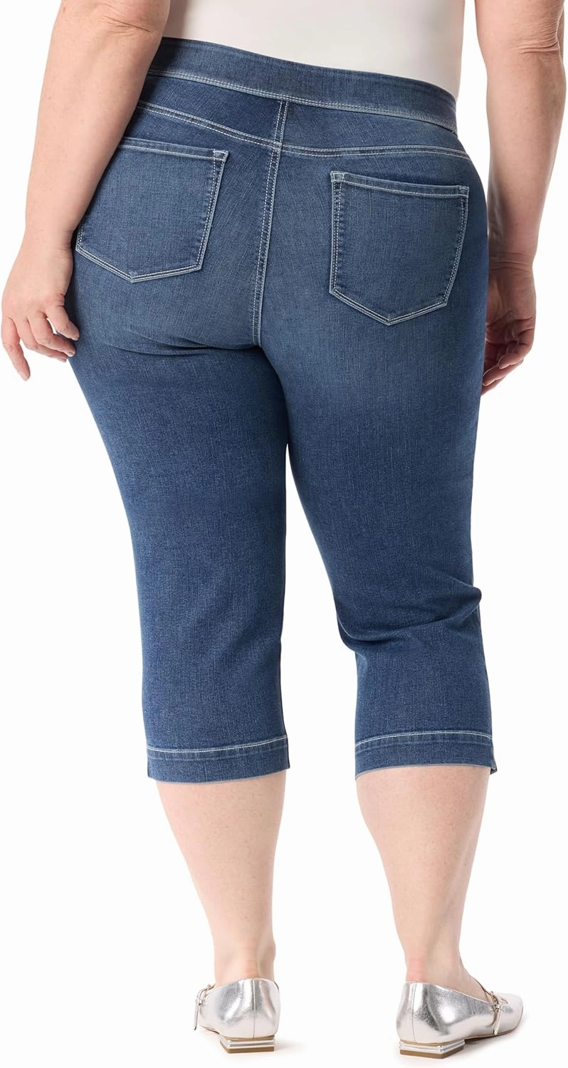Gloria Vanderbilt Women's Amanda Pull on Capri Standard