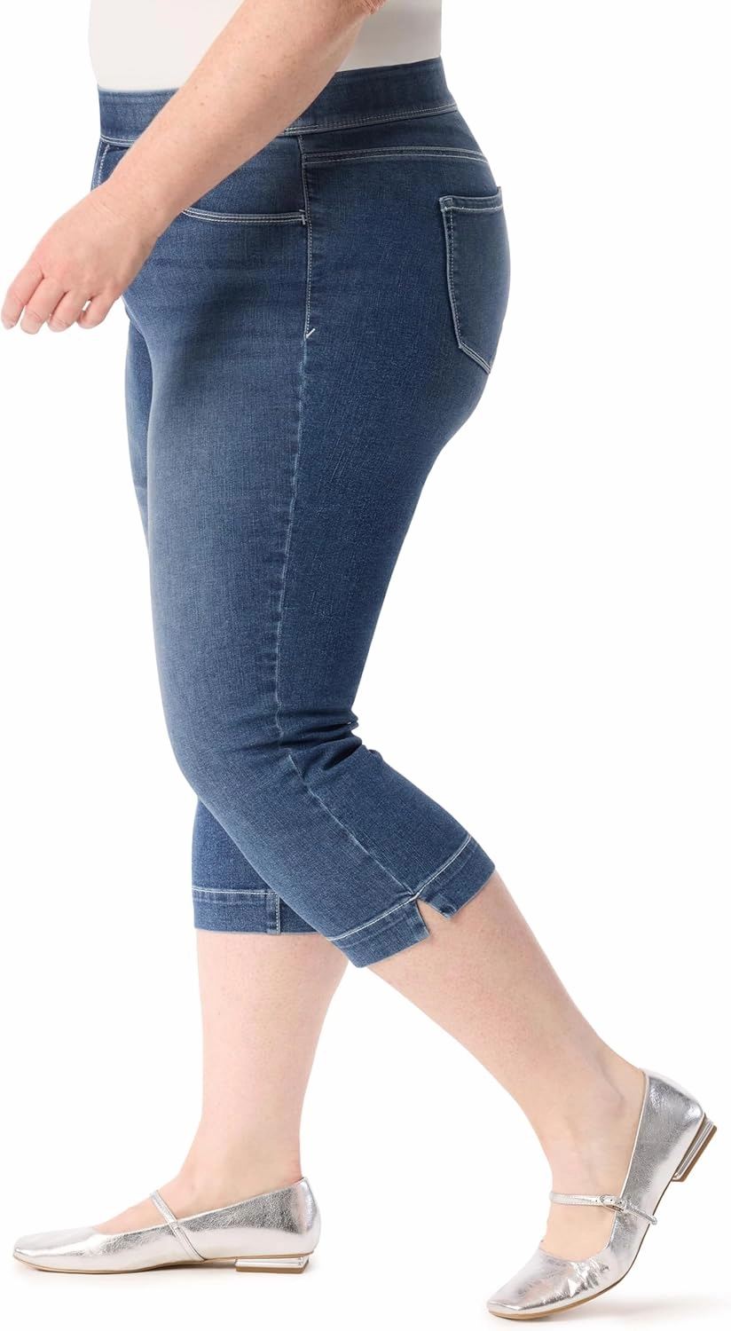 Gloria Vanderbilt Women's Amanda Pull on Capri Standard