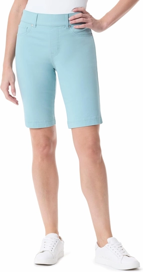 Gloria Vanderbilt Women's Shape Effect Pull on Bermuda High Rise Short Standard