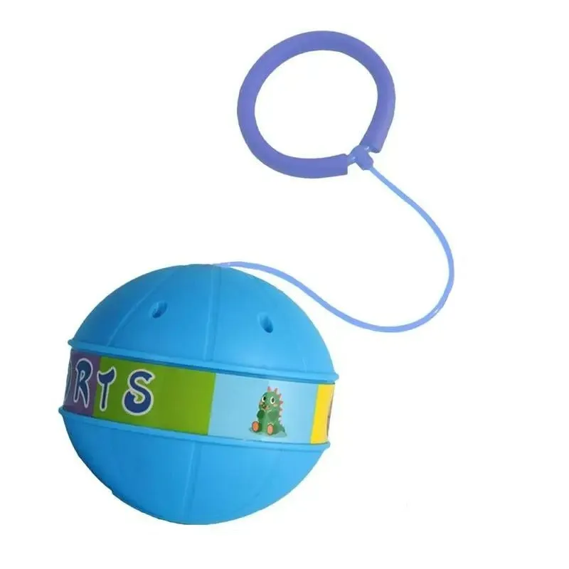 Glowing Ankle Skip Ball Toy - Portable Swing Jump Ball for Bouncing Games and Game Prizes