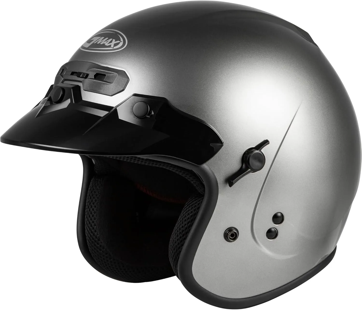 GMAX GM-32 Open-Face Helmet (Titanium, 2X-Large) - FMVSS 218 Approved