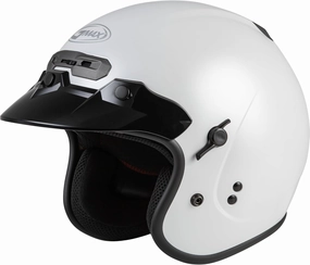 GMAX GM-32 Open-Face Helmet (Pearl White, 2X-Large) - FMVSS 218 Approved