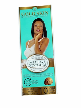 Gold Skin Clarifying Body Lotion with Snail Extract, Fast Action Formula, 10 Day Results,450 ml