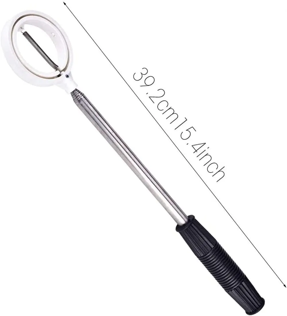 Golf Ball Picker Telescopic Tool, Two Colors Optional Portable Telescopic Golf Ball Pick Up Landing Net Shovel Pick Up-Yellow