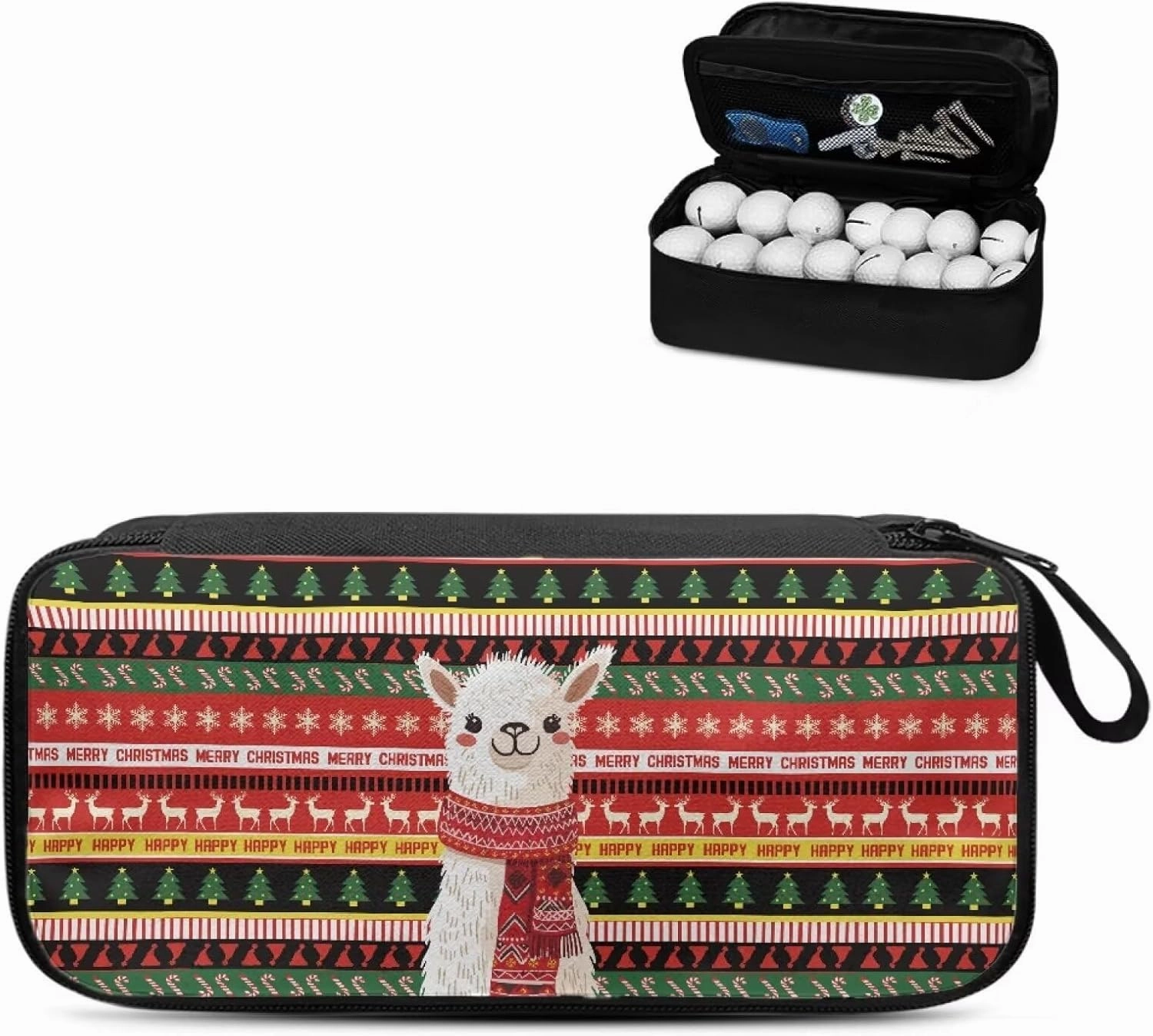 Golf Ball Bag Pouch, Golf Essentials Accessory Bag, Golf Valuables Pouch Golf Gifts for Men Golf Accessories Case Bag