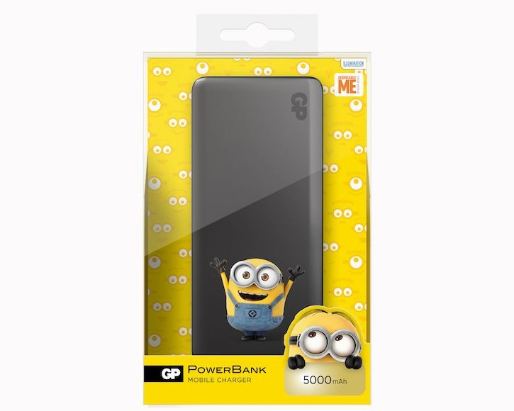 GP Minions PowerBank 5000mAh Metallic Grey