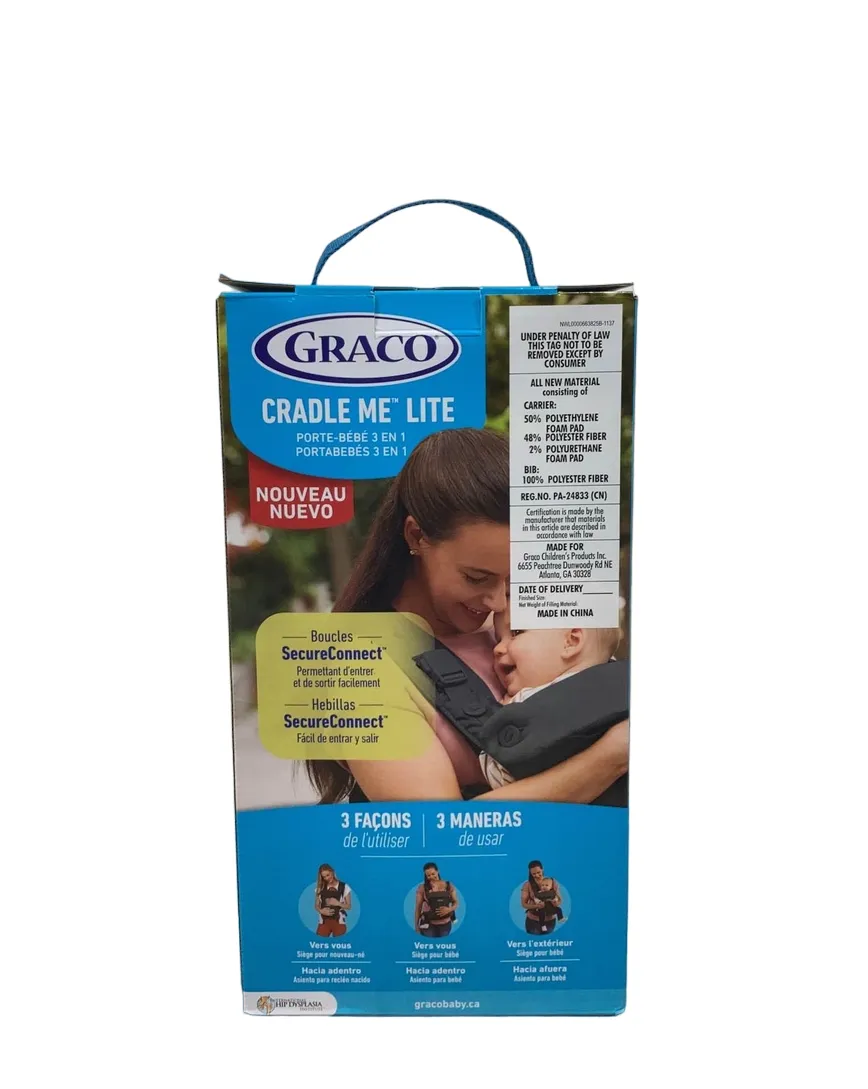 Graco Cradle Me Lite 3-in-1 Carrier, Deep Sea