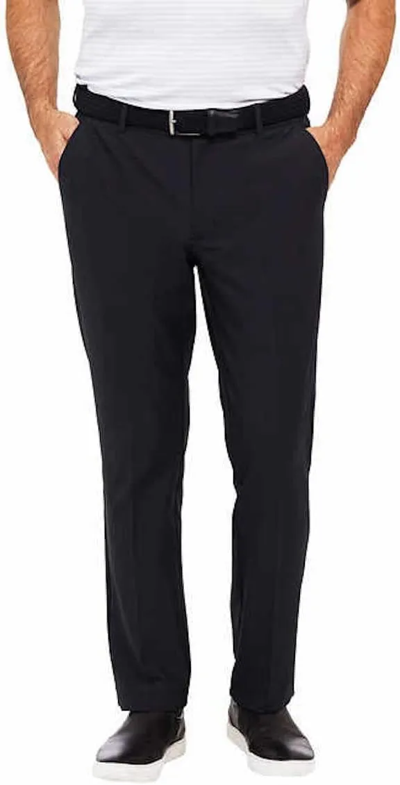 Greg Norman Men's ML75 Microlux Performance Classic Stretch Chino Pant (as1, Waist_Inseam, Numeric_38, Numeric_29, Regular, Regular, Black)
