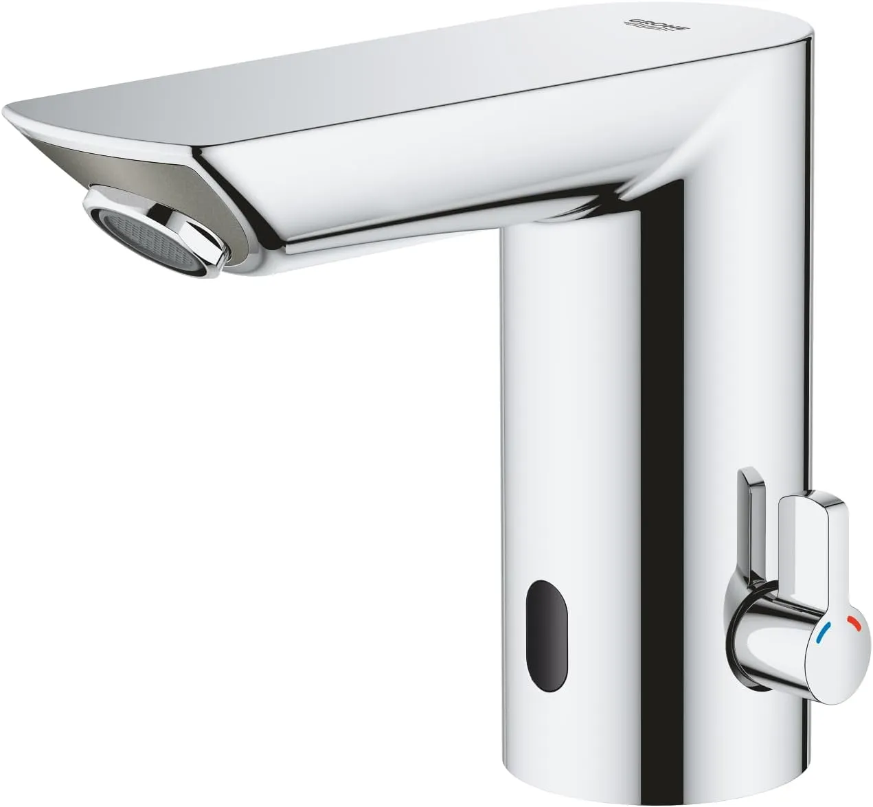 GROHE 36451000 BAU Cosmopolitan E, mit Mischung und variabel einstellbarem Temperaturbegrenzer, Chrome