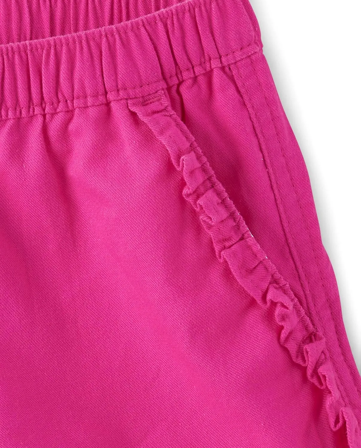 Gymboree Girls' and Toddler Ruffle Pull on Shorts