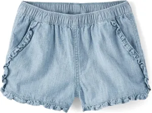 Gymboree Girls' and Toddler Ruffle Pull on Shorts