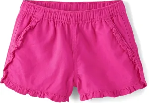 Gymboree Girls' and Toddler Ruffle Pull on Shorts