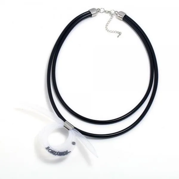 Handmade Tube Necklace Round Tube Necklace Hollow Necklace