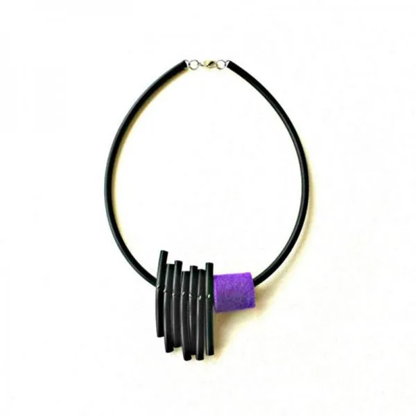 Handmade Tube Necklace Round Tube Necklace Hollow Necklace